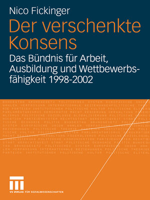 cover image of Der verschenkte Konsens